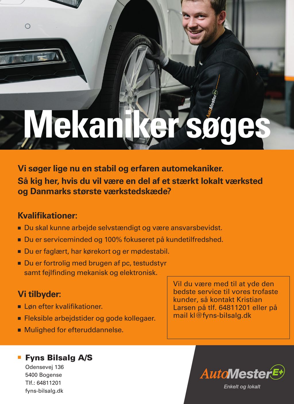 Mekaniker søges